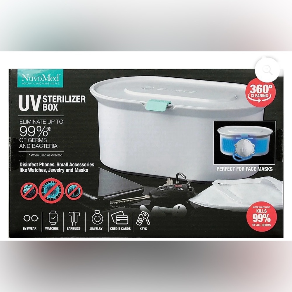 NWT 10 NuvoMed UVB-6/0892 UV Sterilizer Box - Picture 3 of 6